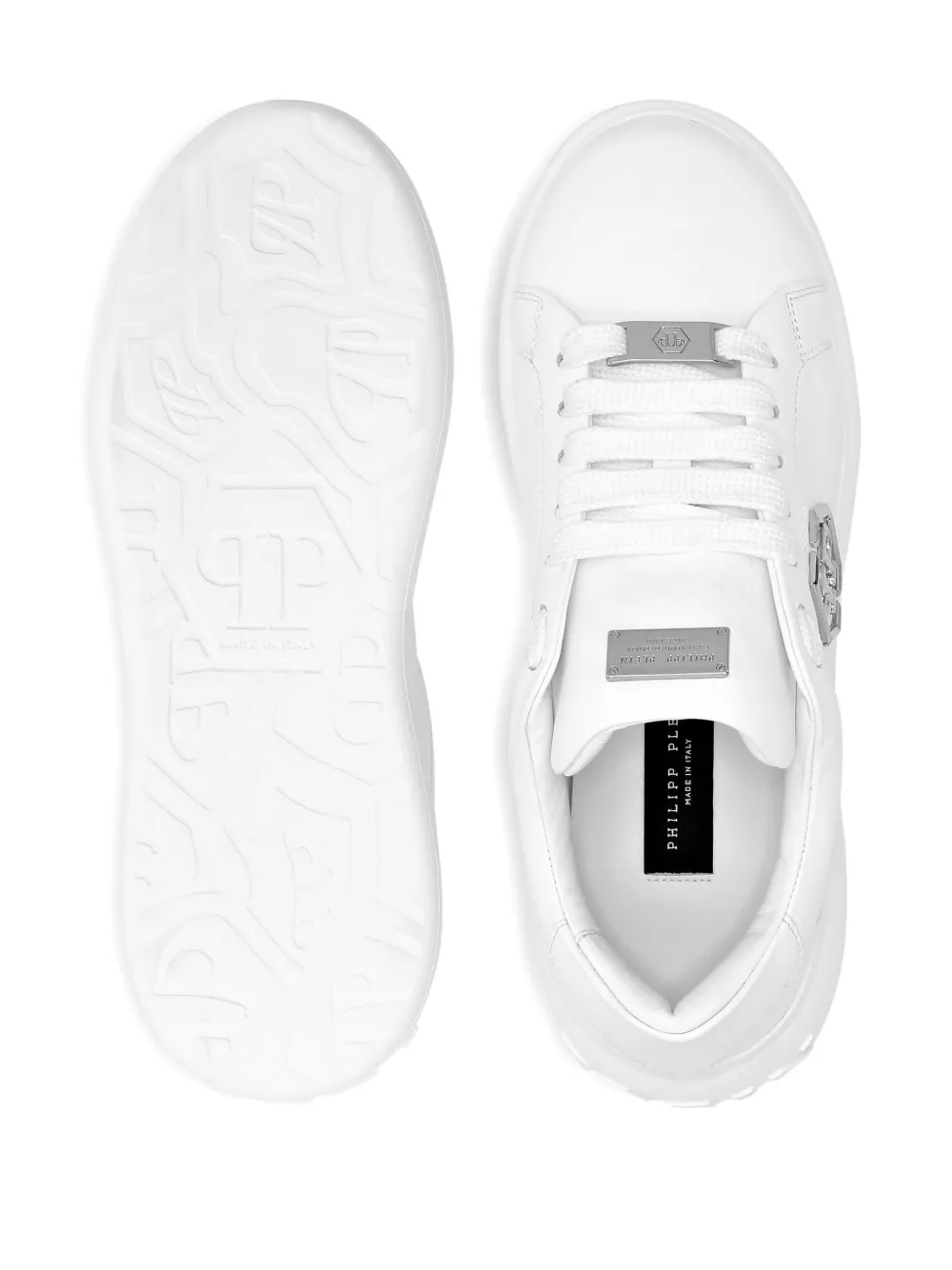 Philipp Plein Hexagon low-top sneakers Wit