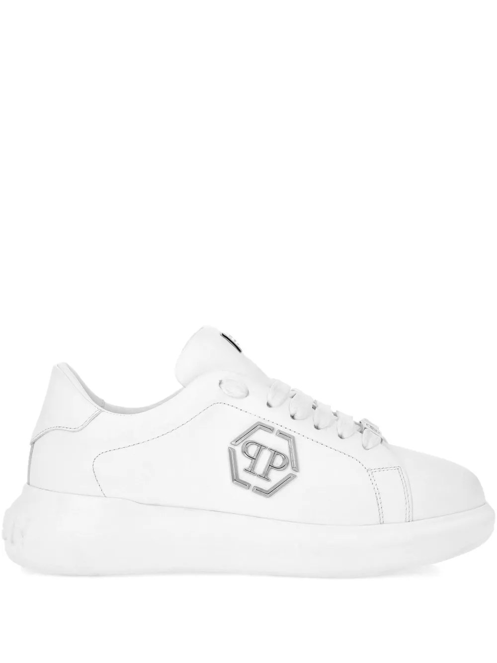 Philipp Plein Hexagon low-top sneakers Wit