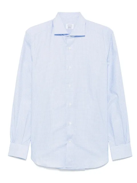 Mazzarelli houndstooth-pattern shirt