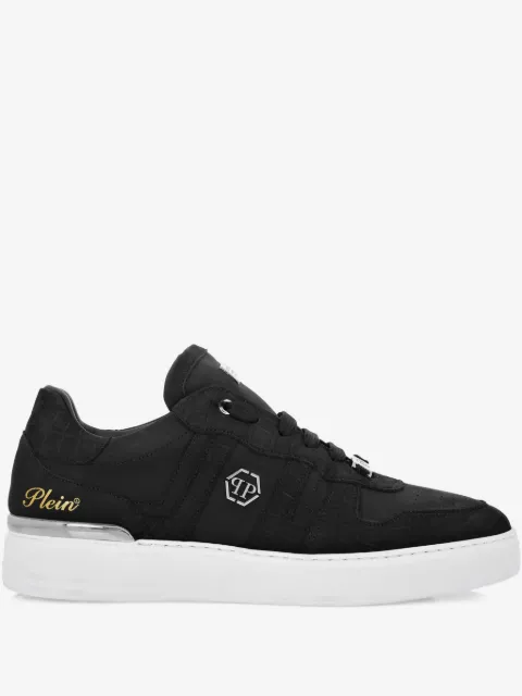 Philipp Plein tenis bajos Cocco de piel