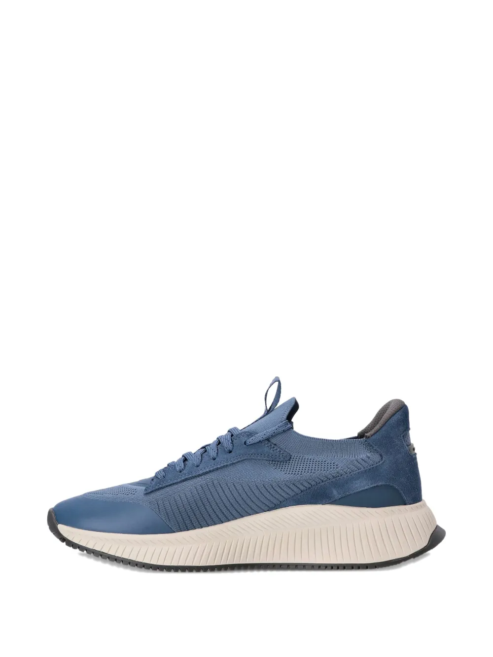 BOSS Sneakers met mesh vlakken Blauw