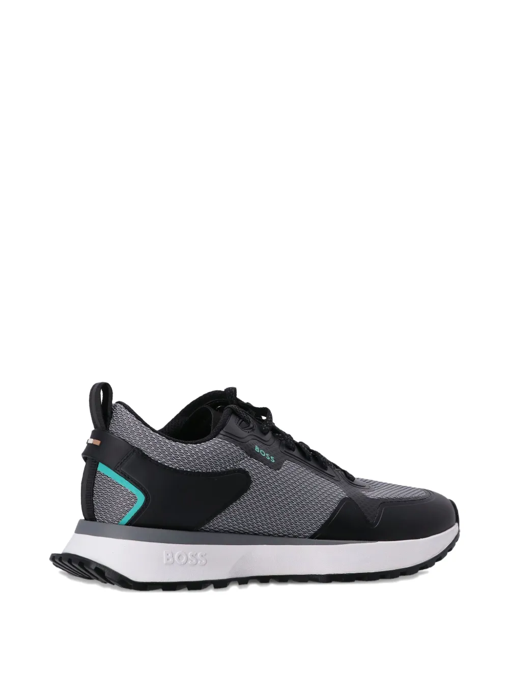 BOSS mesh-panel sneakers Black