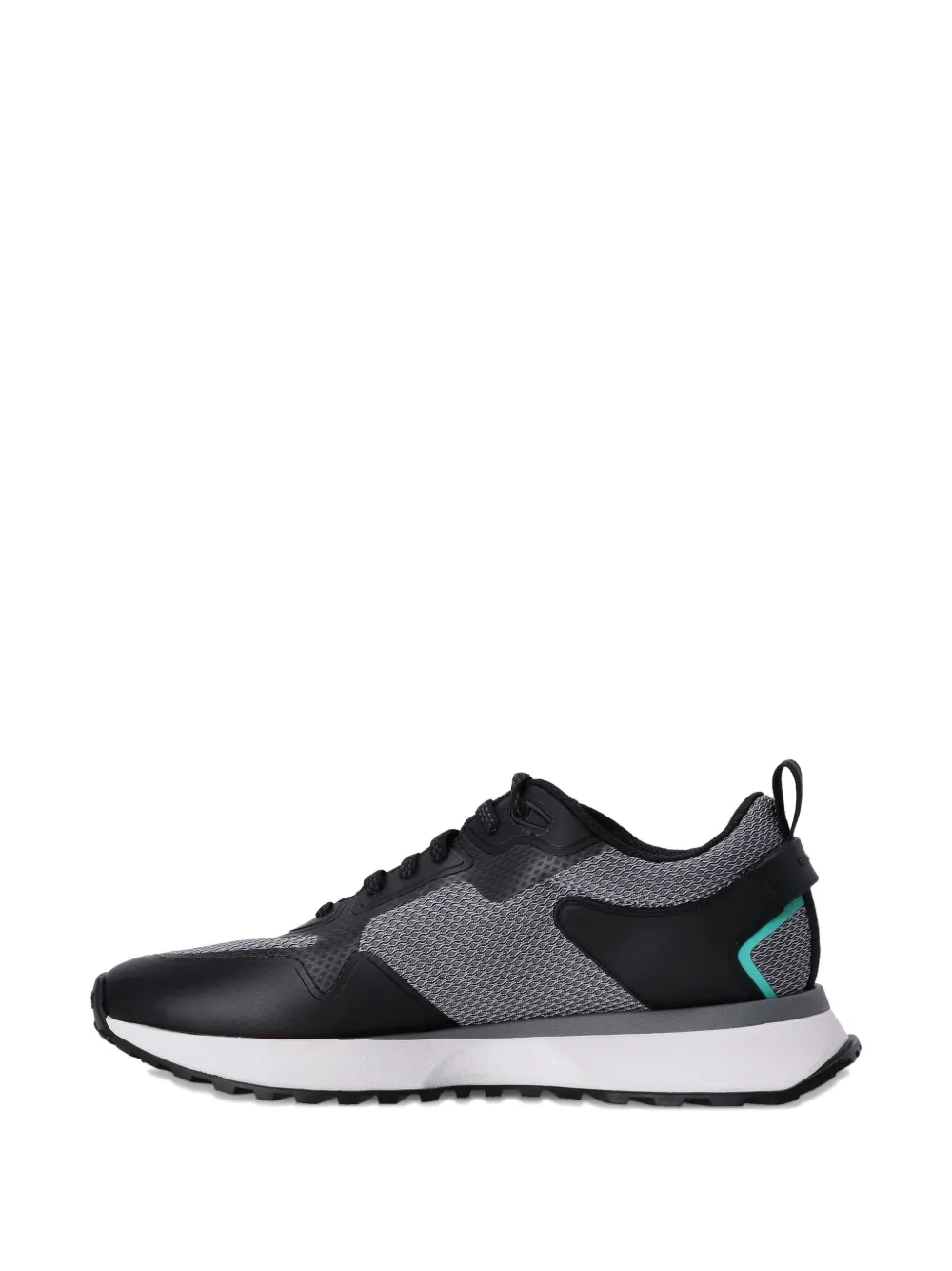 BOSS mesh-panel sneakers Black
