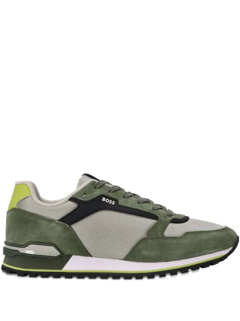 BOSS mesh-panel sneakers