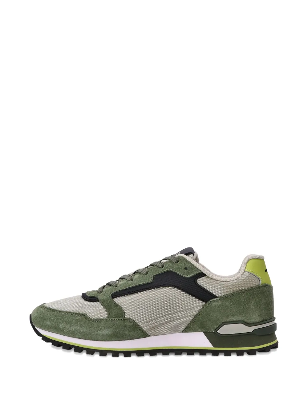 BOSS Hardloopschoenen met mesh vlak Groen