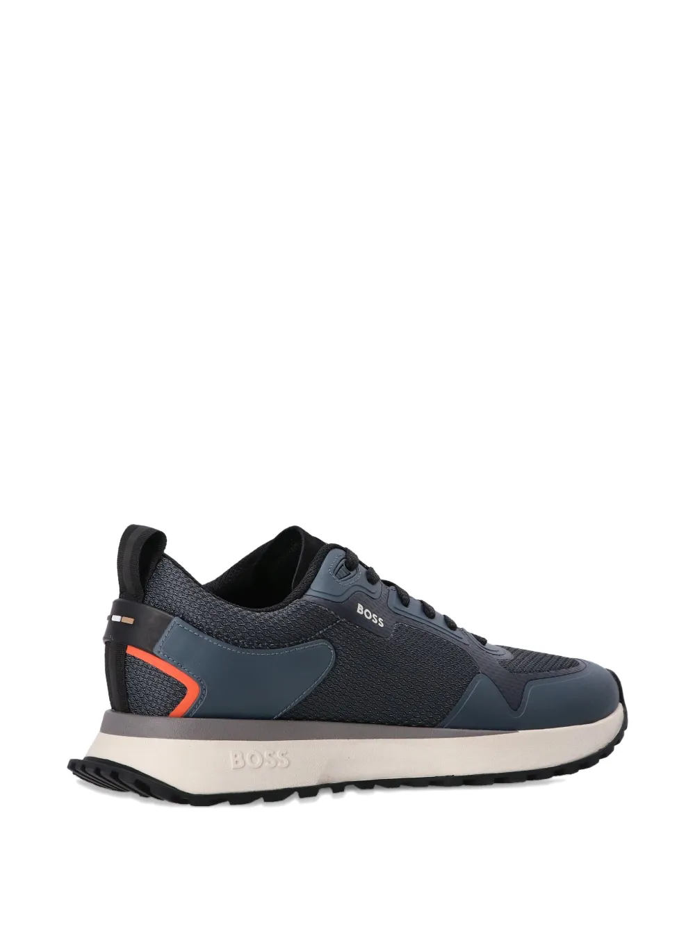 BOSS mesh-panelled sneakers Blue