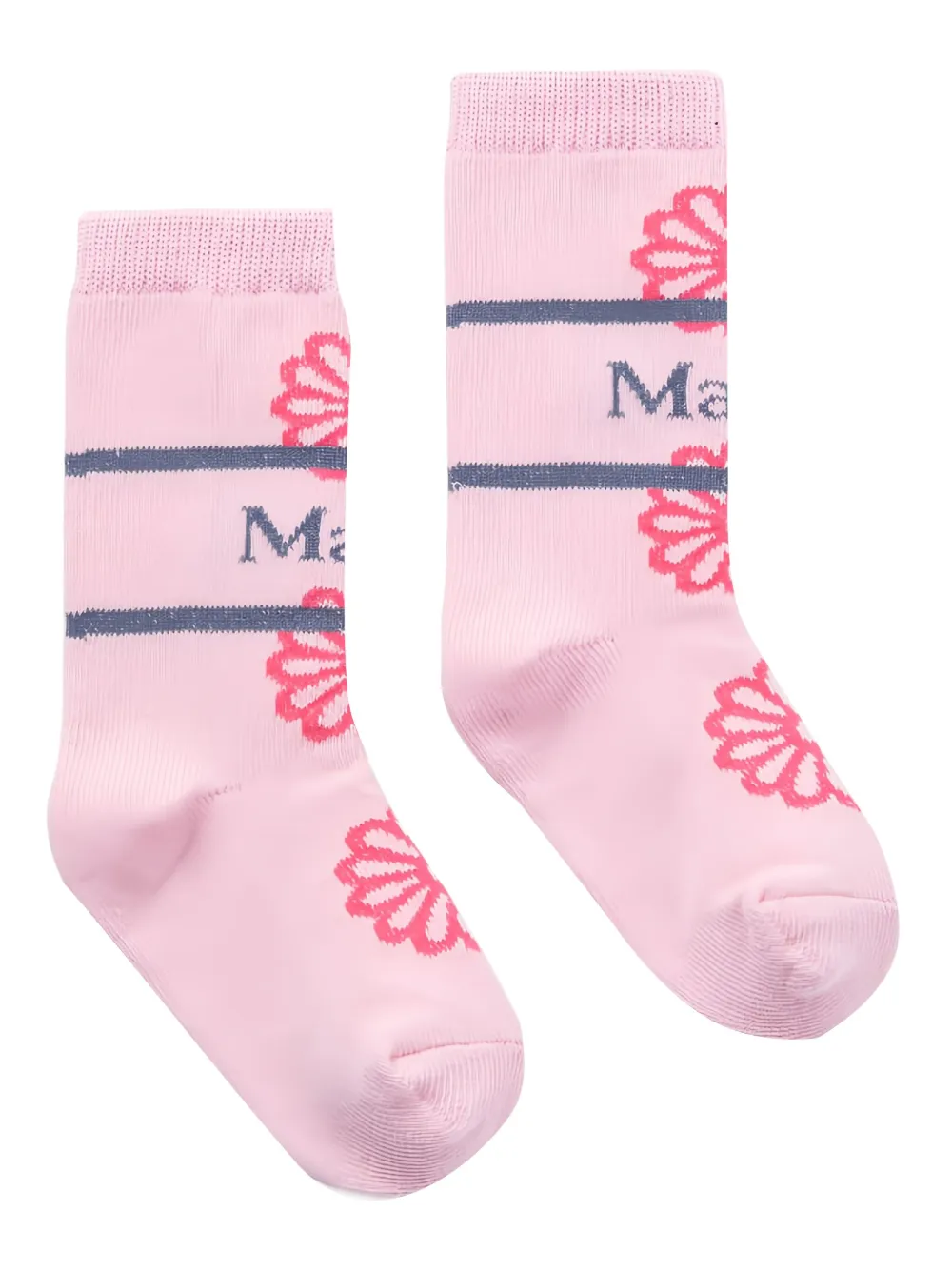 Mardi Mercredi Les Petites flower stripe socks | Image 2