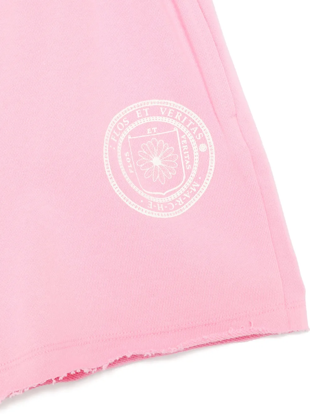 Mardi Mercredi Les Petites Shorts met grafische print Roze