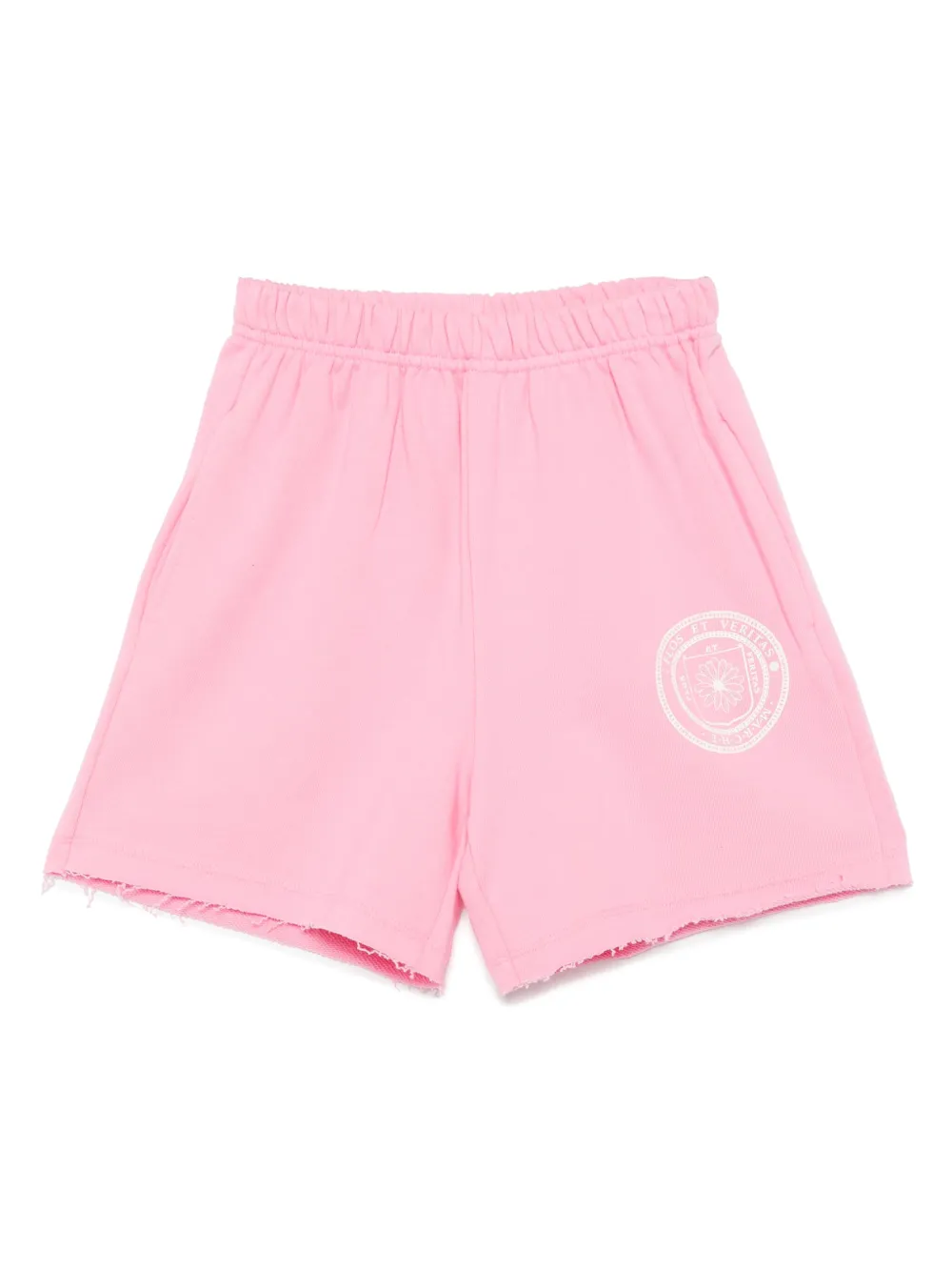 Mardi Mercredi Les Petites グラフィック ショートパンツ - ピンク Mardi Mercredi Les Petites グラフィック ショートパンツ - ピンク