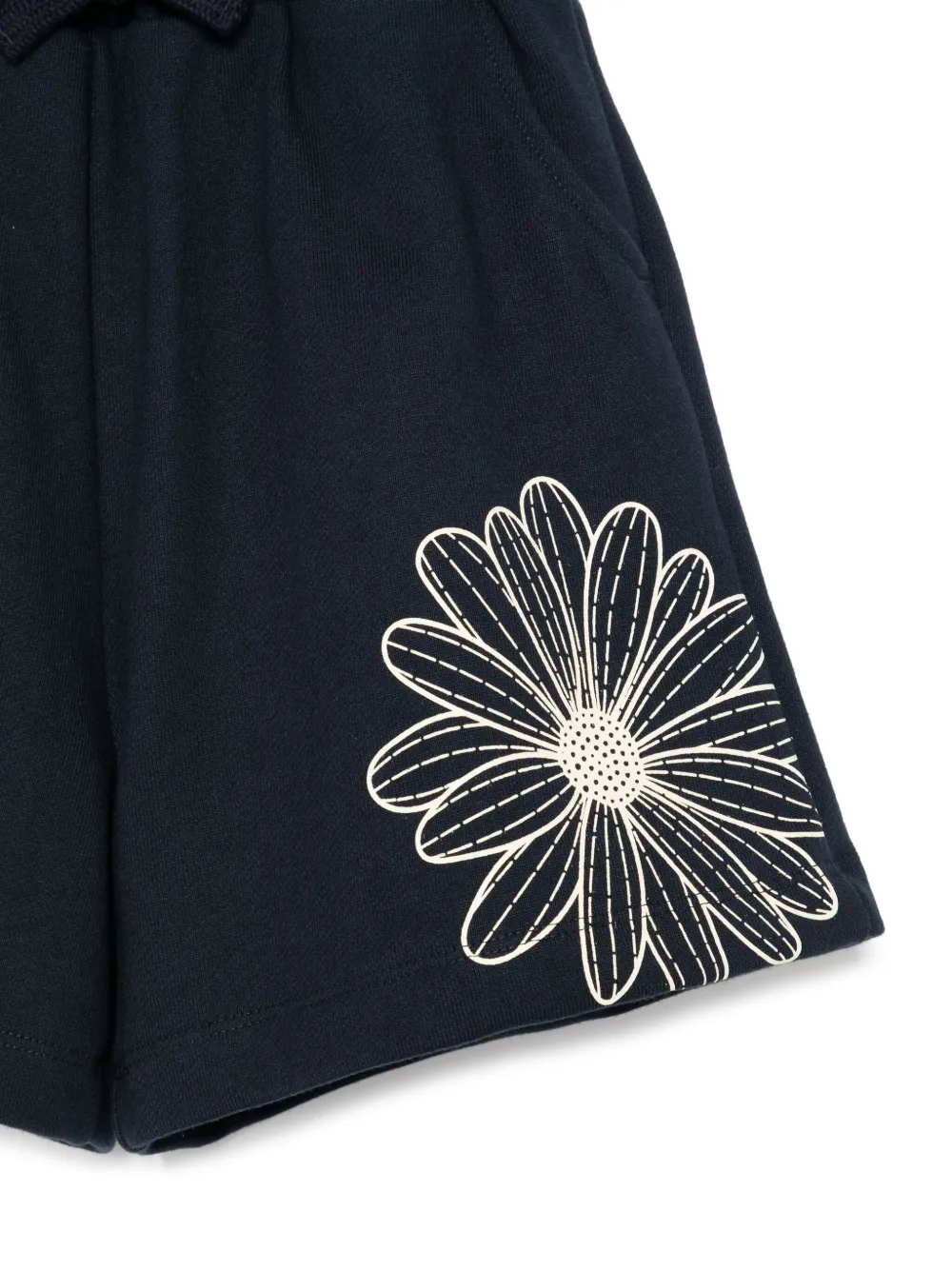 Mardi Mercredi Les Petites Shorts met logoprint Blauw