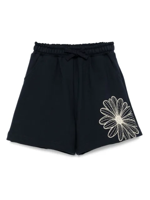 Mardi Mercredi Les Petites logo-print shorts