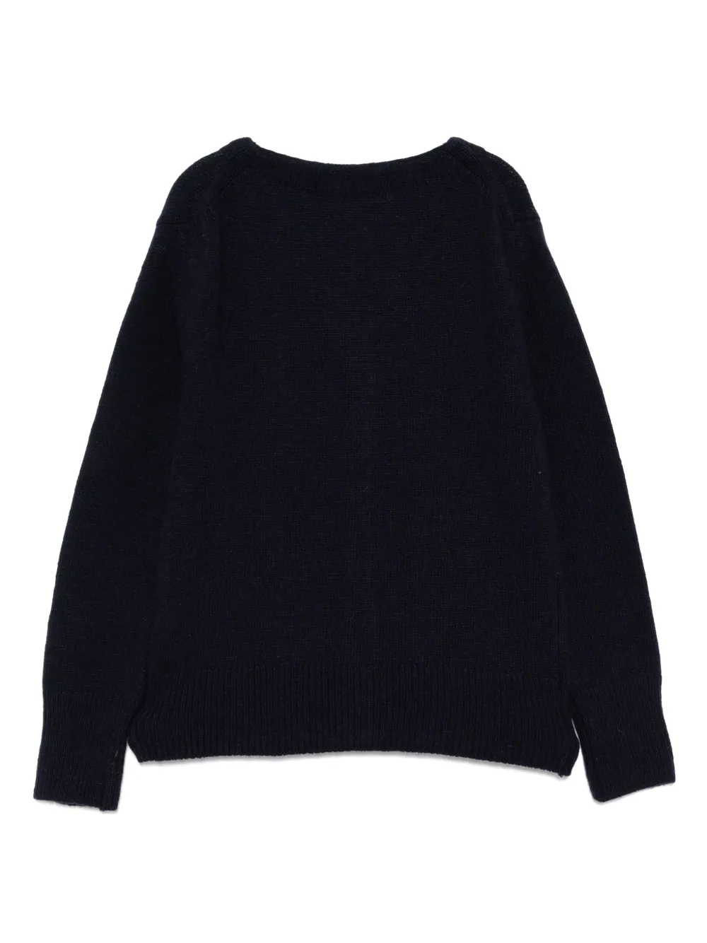 Shop Mardi Mercredi Les Petites Logo-embroidered Cardigan