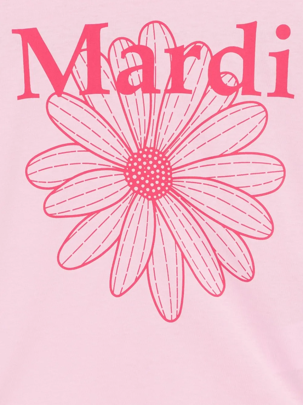 Mardi Mercredi Les Petites T-shirt met logoprint Roze