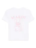 Mardi Mercredi Les Petites Pearl Necklace Swing The Tail Ddanji T-shirt - White