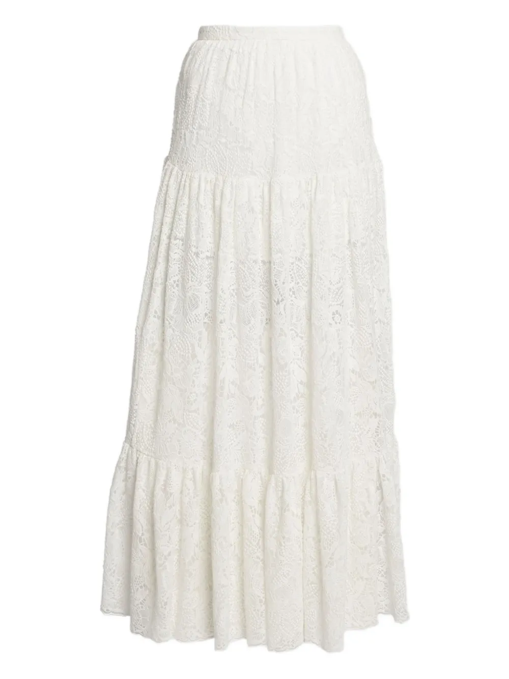 ERDEM TIERED MIDI SKIRT