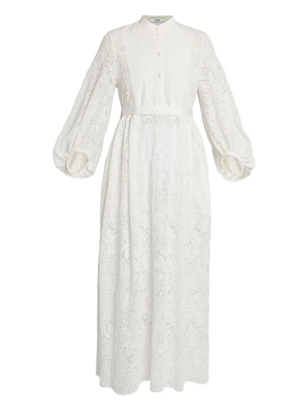 Erdem Long-sleeve Belted Midi Dress