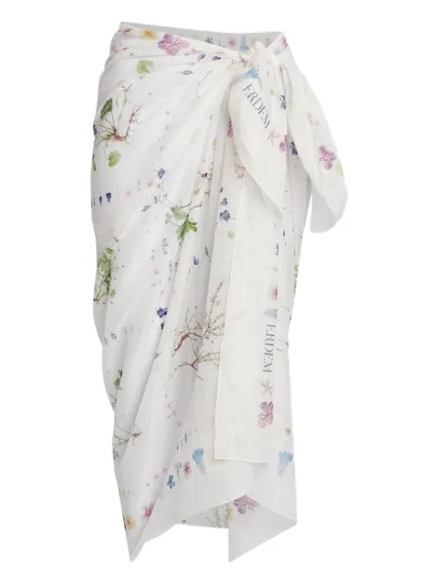 ERDEM floral-print cover-up