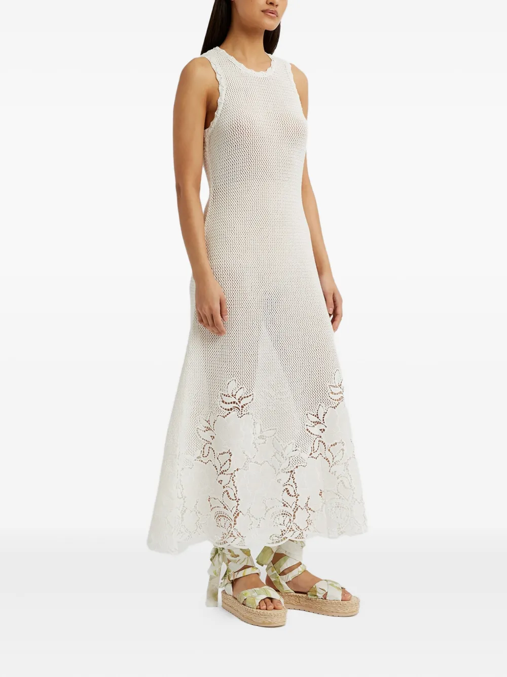 ERDEM SLEEVELESS MIDI DRESS 