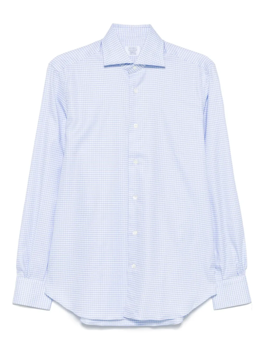 Mazzarelli camisa con cuadros estampados | azul | Image 1