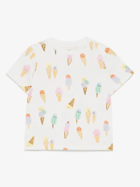 Stella McCartney Kids ice-cream-motif T-shirt