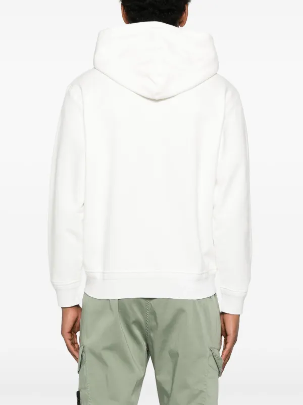 パーカー・フーディ C.P. Company White cotton sweatshirt C.P. Company Cotton Hoodie | White | FARFETCH
