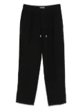 Vilebrequin linen track pants - Black