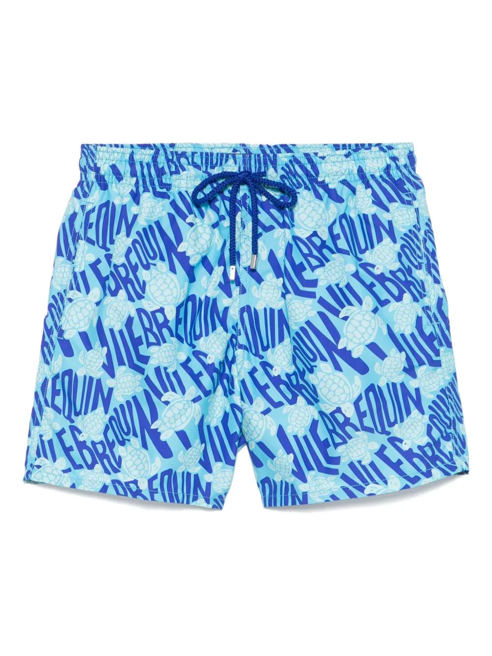 Vilebrequin logo-print swim shorts - ブルー Vilebrequin logo-print swim shorts - ブルー