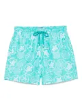 Vilebrequin graphic-print swim shorts - Green