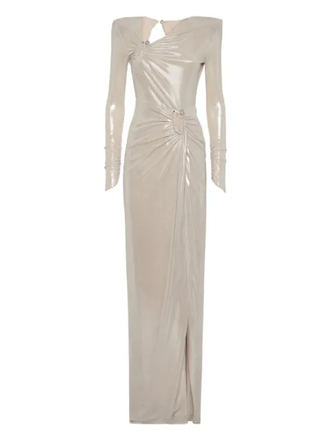 Philipp Plein draped evening dress