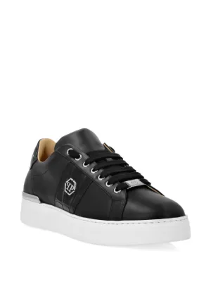 Roberto Cavalli logo-plaque Sneakers | Black | FARFETCH RO