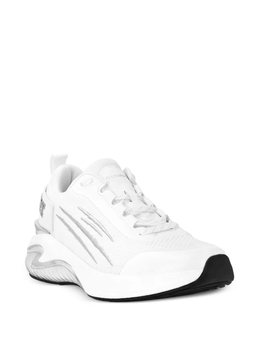 Plein Sport metallic-stripe mesh trainers | Low-Tops | Image 2