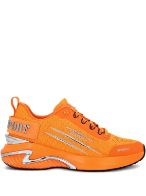 Balenciaga Anatomic Runner lace-up Sneakers | Orange | FARFETCH