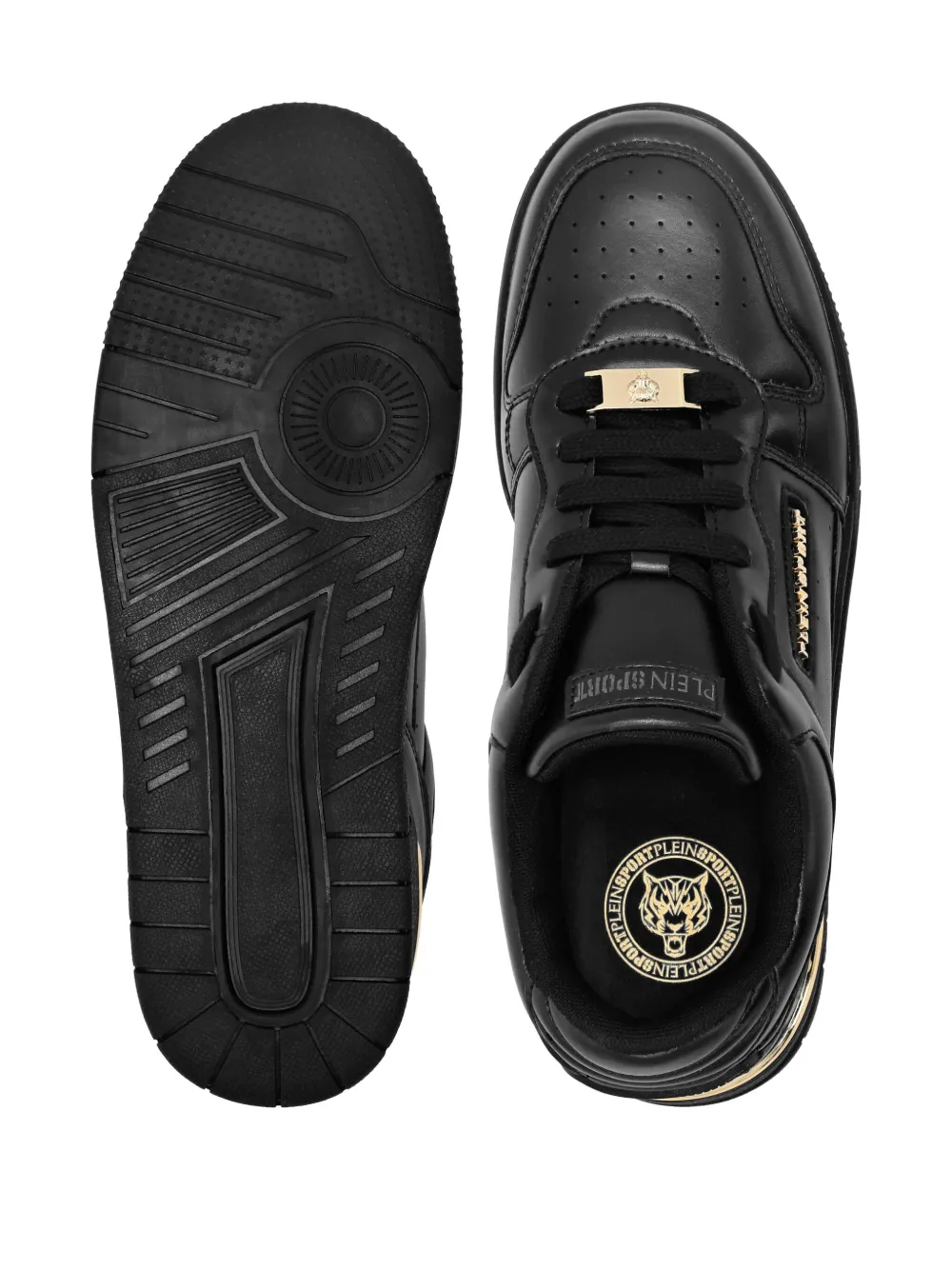 Plein Sport Tiger.X leather sneakers Black