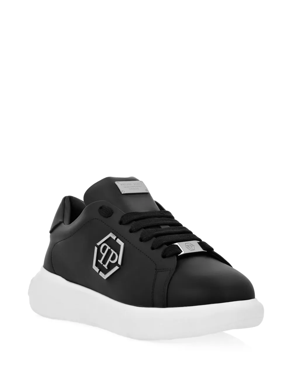 Philipp Plein Hexagon low-top sneakers Zwart