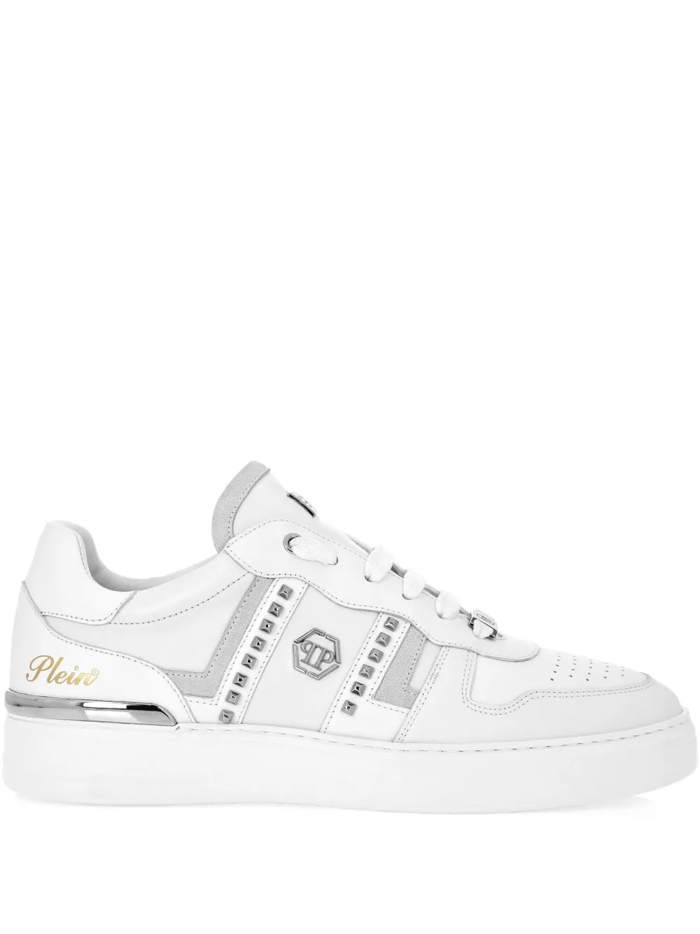 Philipp Plein stud-embellished low-top sneakers White