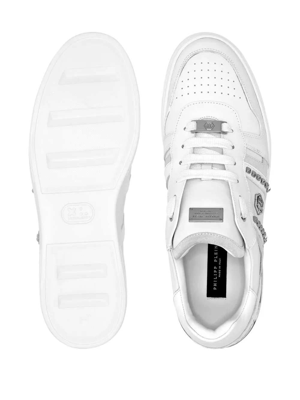 Philipp Plein stud-embellished low-top sneakers White