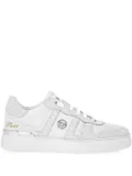 Philipp Plein crocodile-effect leather trainers - White