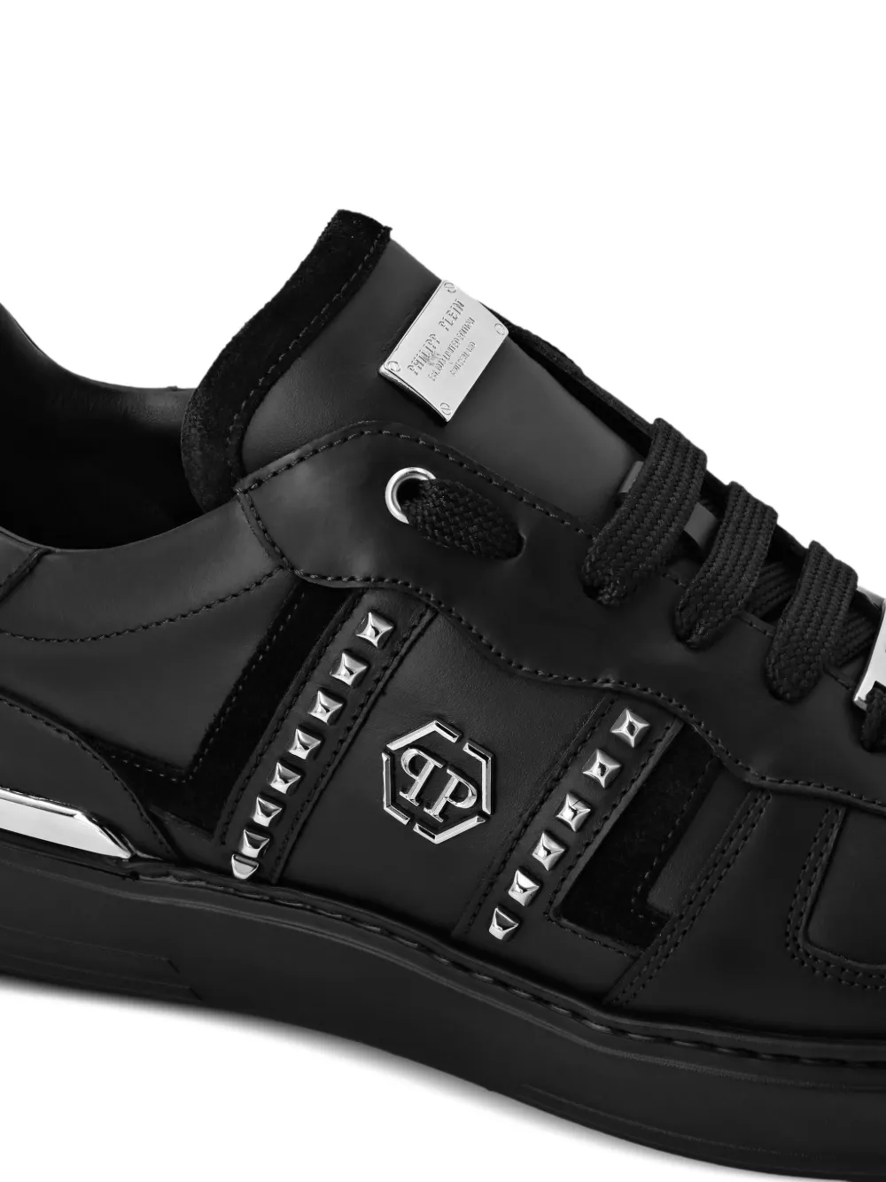 Philipp Plein stud-embellished low-top sneakers Black