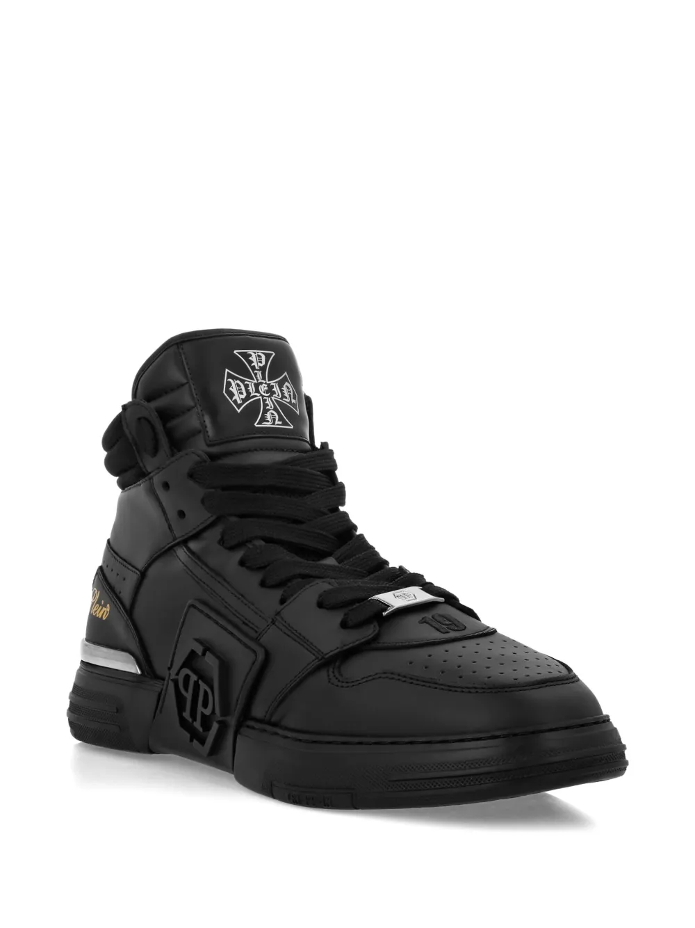 Philipp Plein Hexagon hi-top sneakers Black