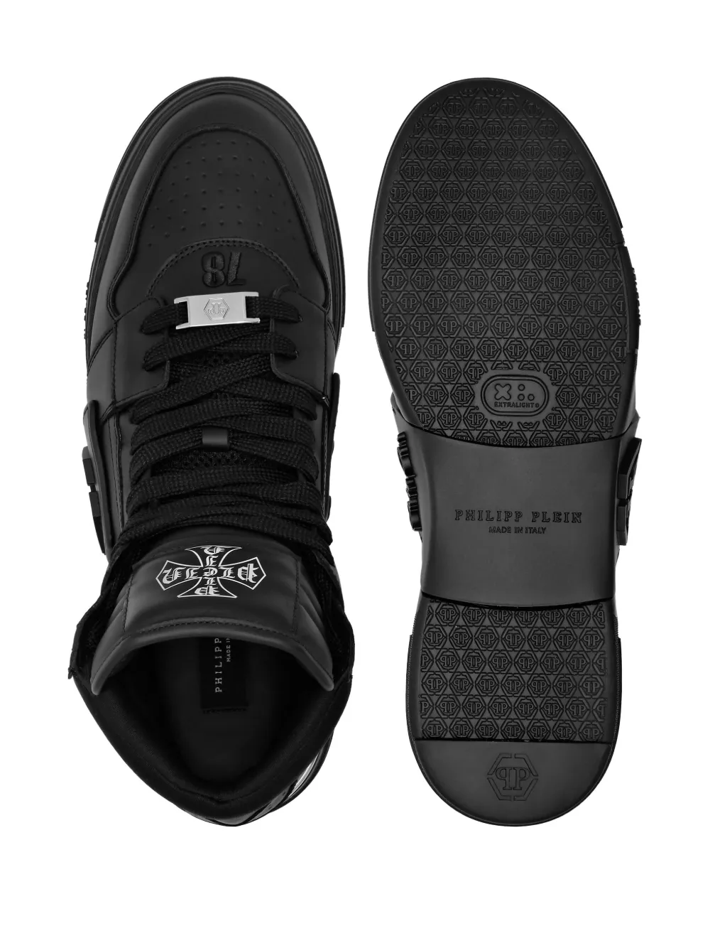 Philipp Plein Hexagon hi-top sneakers Black