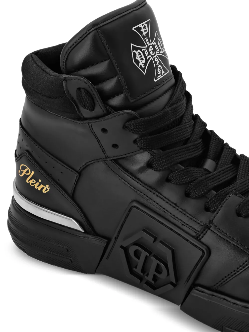 Philipp Plein Hexagon hi-top sneakers Black