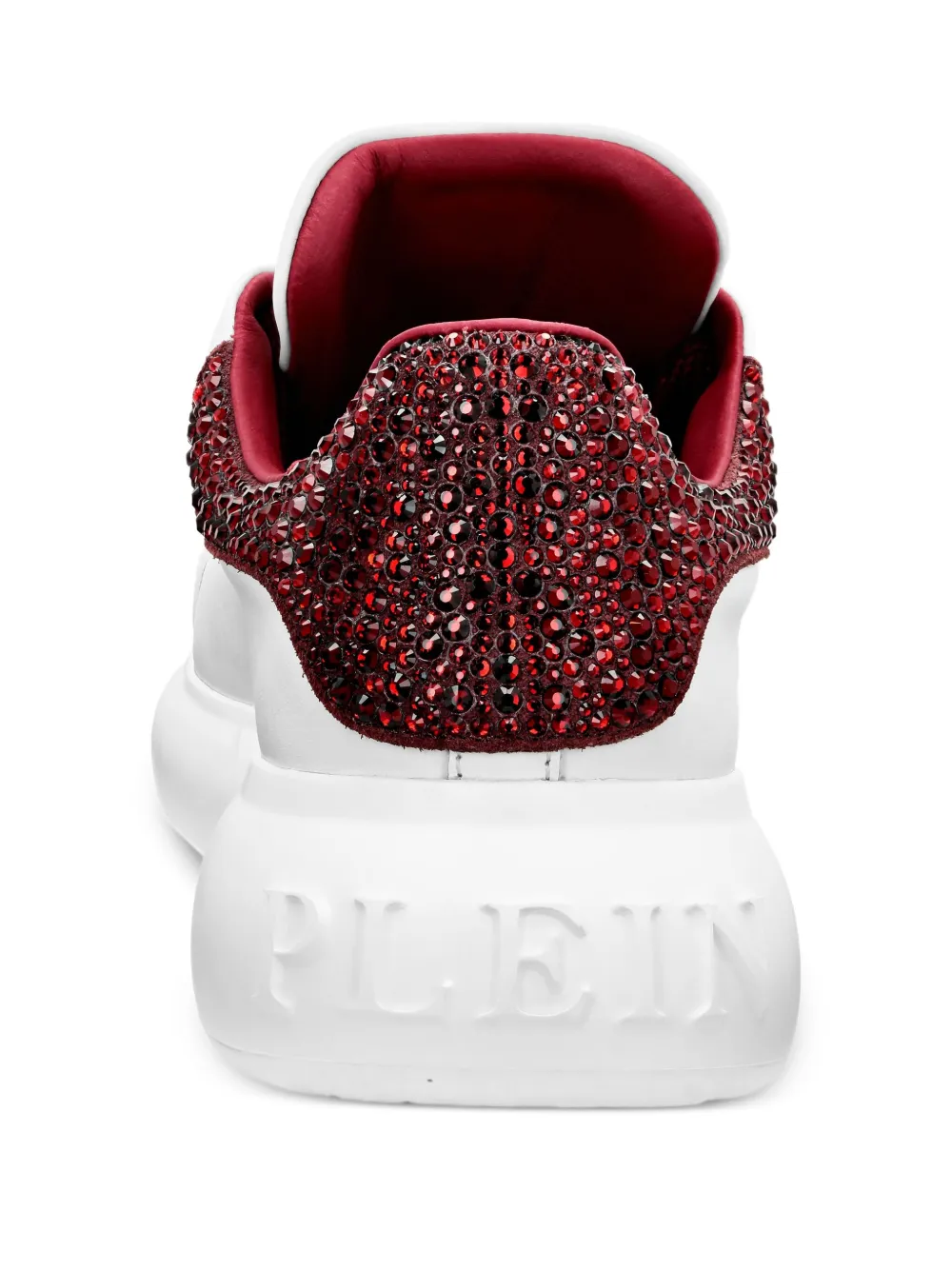 Philipp Plein Sneakers met stras Rood
