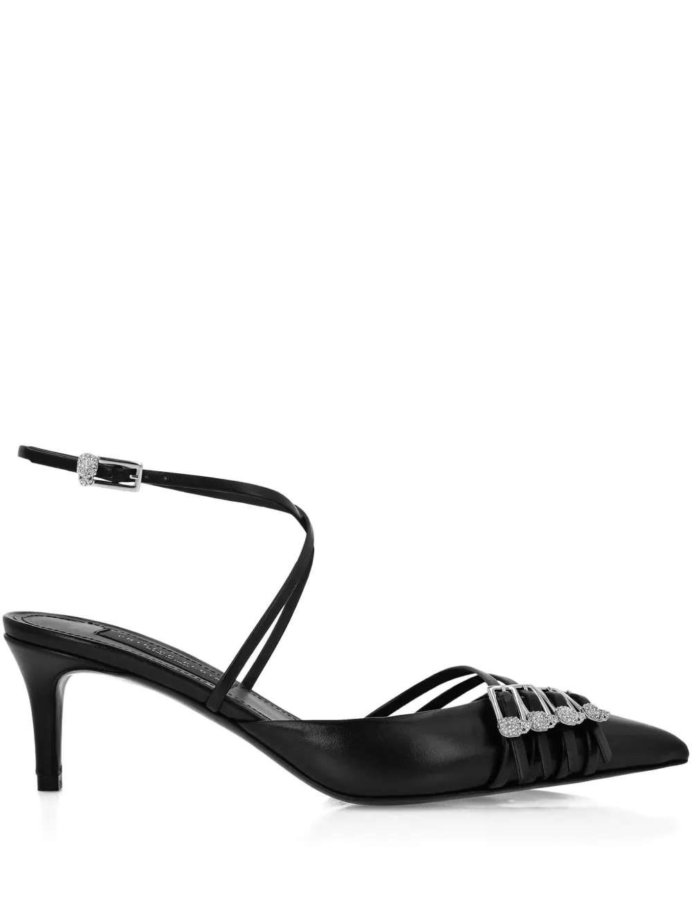 Philipp Plein Strappy Kitten Pumps