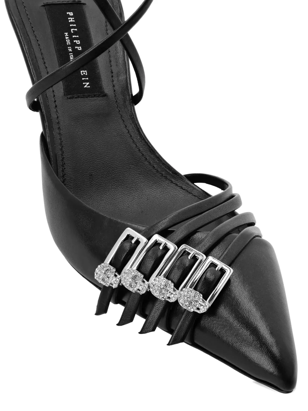 Philipp Plein Strappy Kitten Pumps
