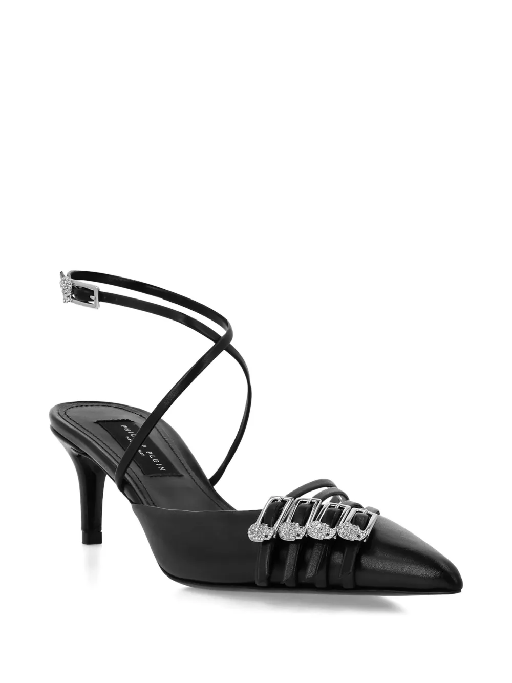 Philipp Plein Strappy Kitten Pumps