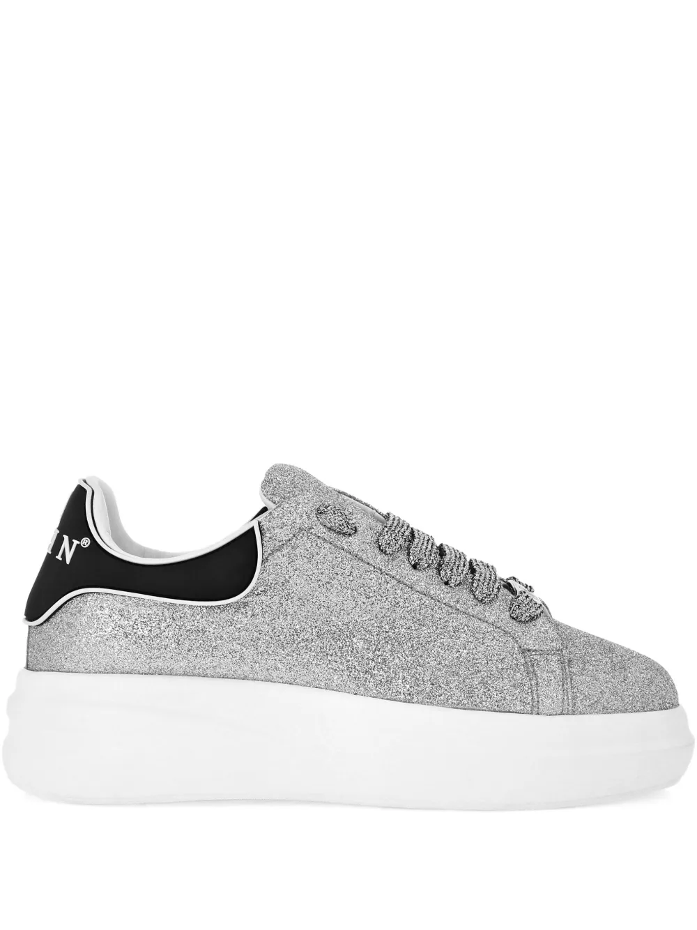 Philipp Plein glitter sneakers Grey