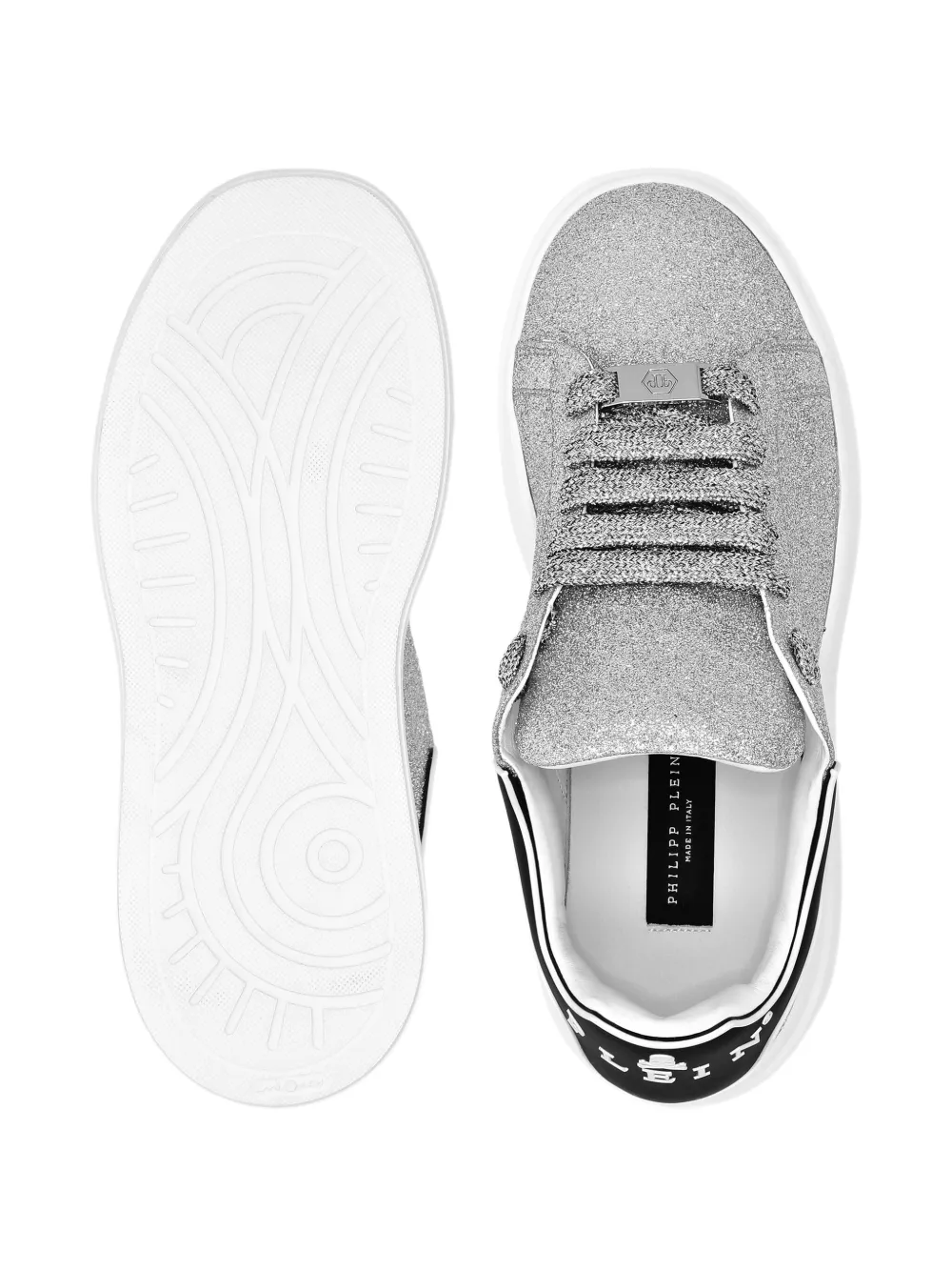 Philipp Plein glitter sneakers Grey