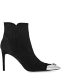 Philipp Plein crocodile-embossed ankle boots - Black