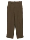 PINKO pressed-crease trousers - Brown