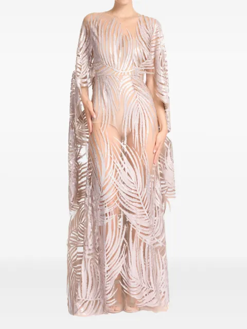 Elie Saab embroidered tulle dress 